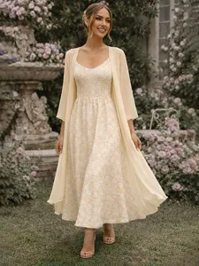 damen-kleid-set-a-linie-kleid-elegant-ur-gelb-4