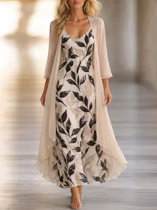 damen-kleid-set-a-linie-kleid-elegant-ur-khaki-2