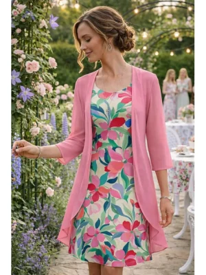 damen-kleid-set-a-linie-kleid-elegant-ur-rosa-2-1