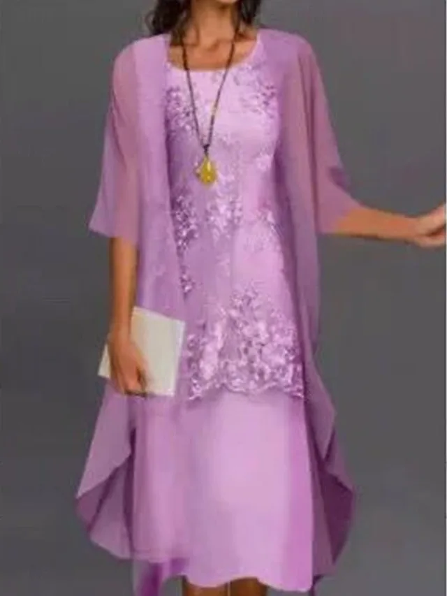 damen-kleid-set-chiffonkleid-elegant-for-purpur-3-1