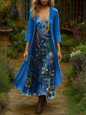 damen-kleid-set-midi-kleid-urlaub-party-blau-14-1