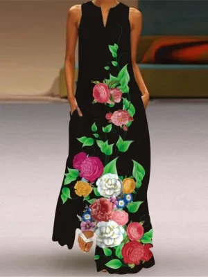 damen-langes-kleid-maxikleid-blumenkleid-grun-6-1