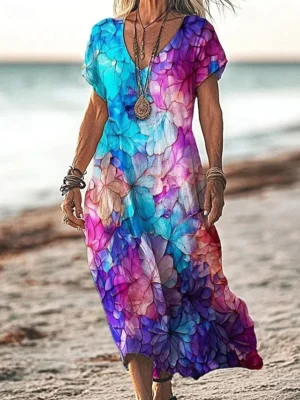 damen-langes-kleid-maxikleid-freizeitkle-dunkelviolett-4-1