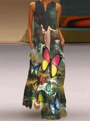 damen-langes-kleid-maxikleid-tragerkleid-dunkelgrun-3-1