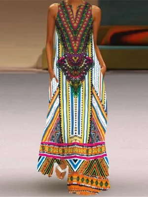 damen-langes-kleid-maxikleid-tragerkleid-gelb-5-1