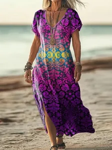 damen-maxikleid-boho-kleid-freizeitkleid-purpur-1