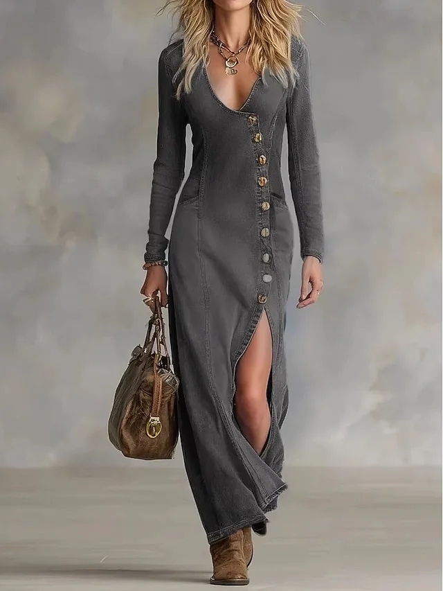 damen-maxikleid-etui-kleid-sommerkleid-f-schwarz-3