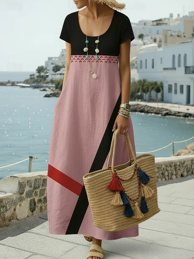 damen-maxikleid-freizeitkleid-vintage-ta-rosa-5-1