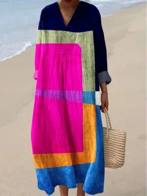 damen-maxikleid-sommerkleid-a-linie-klei-dunkelpink-12-1