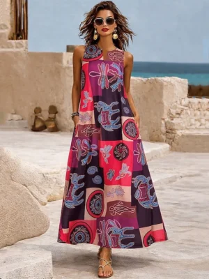 damen-maxikleid-sommerkleid-a-linie-klei-hell-rot-5-1