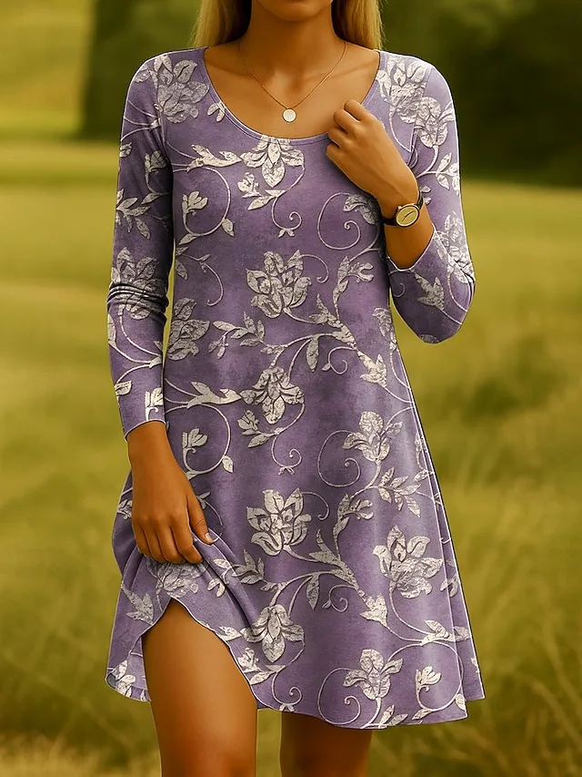 damen-midi-kleid-a-linie-kleid-t-shirt-k-purpur-12