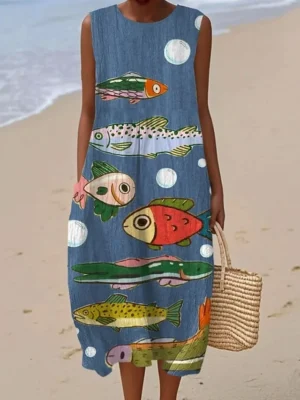 damen-midi-kleid-leinenahnliches-maxikle-dunkelblau-3-1