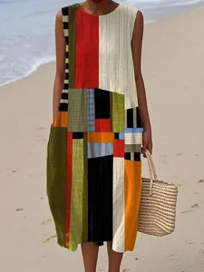 Strepen- en geometrische jurken