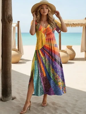 damen-midikleid-a-linie-kleid-lassig-tag-orange-1-1