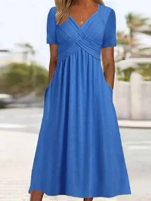 damen-midikleid-a-linie-kleid-sommerklei-blau-5-1