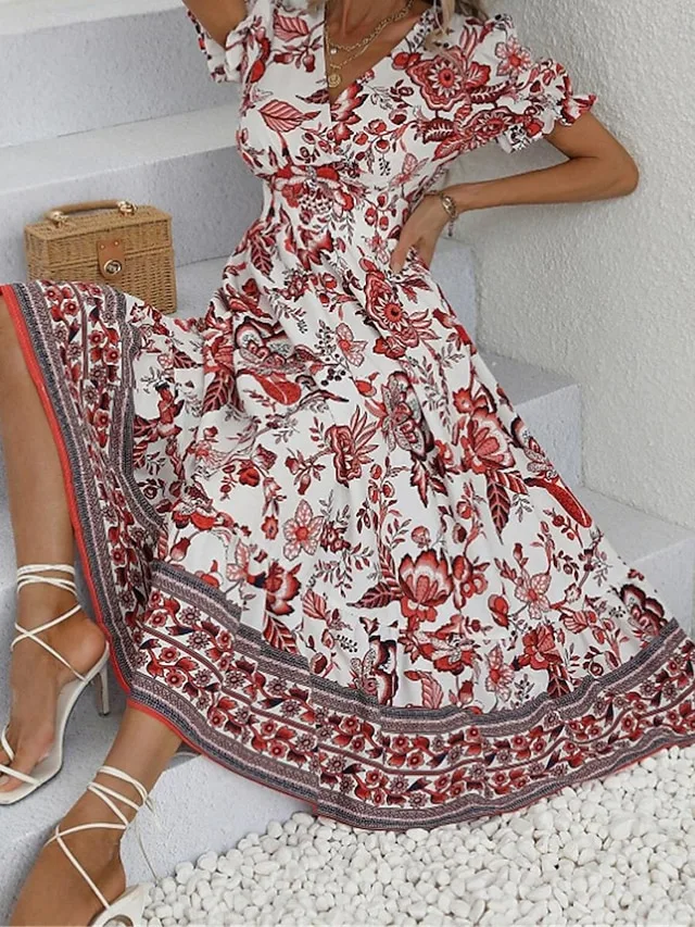 damen-midikleid-casual-kleid-schaukelkle-rote-29