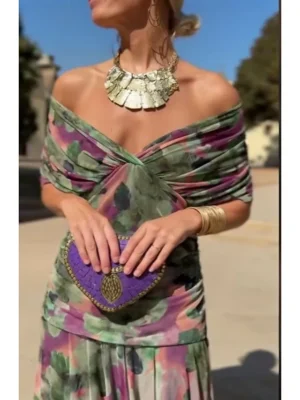 damen-midikleid-etui-kleid-wickelkleid-b-grune-mischung-1-1