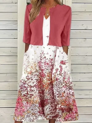 damen-midikleid-freizeitkleid-kleid-set-rote-4-1