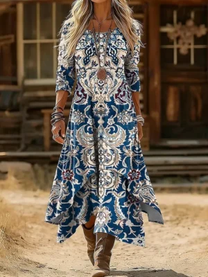 damen-midikleid-shiftkleid-lassig-taglic-dunkelblau-5-1