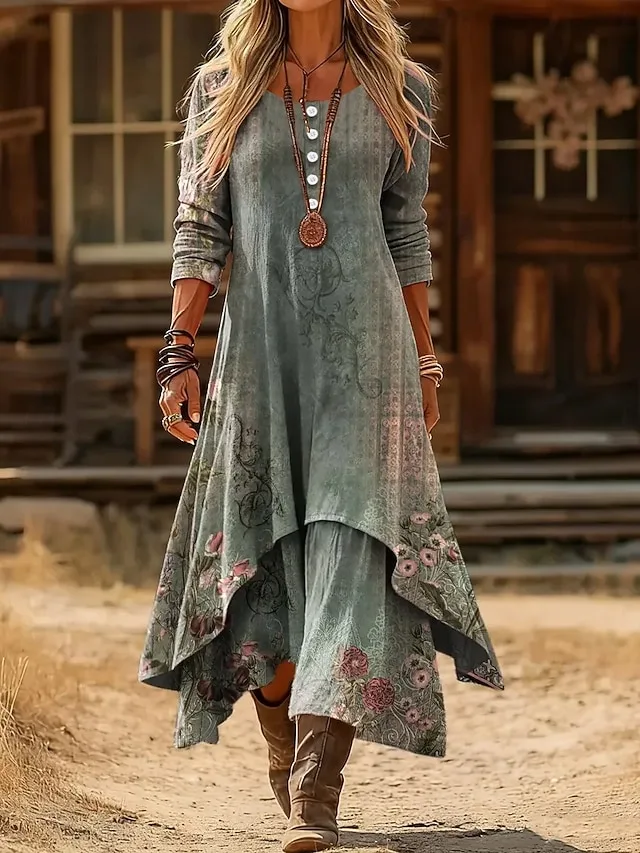 damen-midikleid-shiftkleid-lassig-taglic-grun-2-1