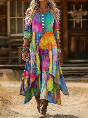 damen-midikleid-shiftkleid-lassig-taglic-orange-4-1