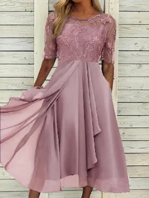 damen-midikleid-spitzenkleid-cocktailkle-rosa-6-1