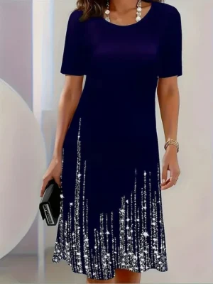 damen-midikleid-t-shirt-kleid-shiftkleid-blau-1-1