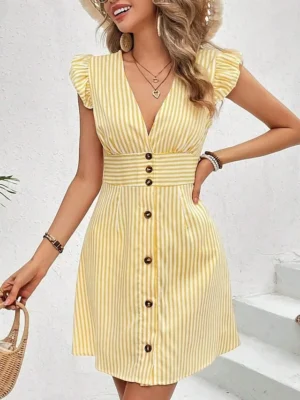 damen-minikleid-a-linie-kleid-sommerklei-gelb-1-1