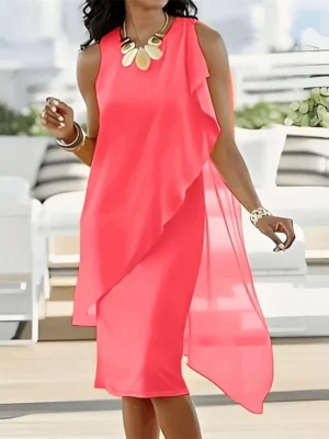 damen-minikleid-freizeitkleid-chiffonkle-rosa-1-1