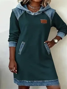 damen-minikleid-kapuzenkleid-freizeitkle-grun-2