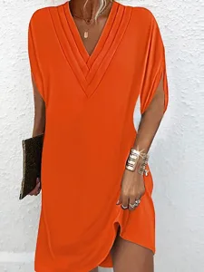 damen-minikleid-shiftkleid-figurbetontes-orange-1