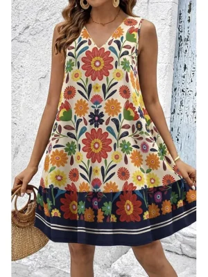 damen-minikleid-sommerkleid-a-linie-klei-beige-4-1