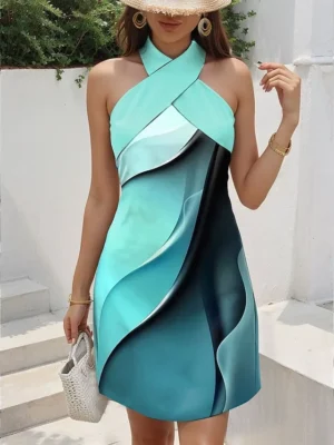 damen-minikleid-t-shirt-kleid-sommerklei-grun-3-1