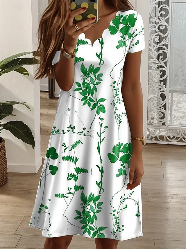 damen-minikleid-t-shirt-kleid-sommerklei-hellgrun-6-1