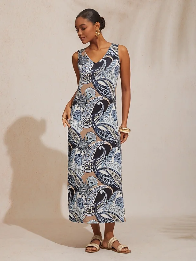 vintage-maxikleid-aus-figurbetontem-pais-schwarz-1